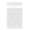 Tulip Wallpaper Design Wall Stencil | 3621 by Designer Stencils | Floral Stencils | Reusable Art Craft Stencils for Painting on Walls, Canvas, Wood | Reusable Plastic Paint Stencil for Home Makeover | Easy to Use & Clean Art Stencil